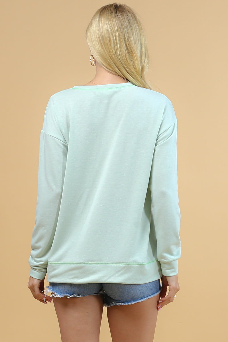 Load image into Gallery viewer, AVER11- Ladies Southern Roots Graphic Relaxed Sweatshirt
