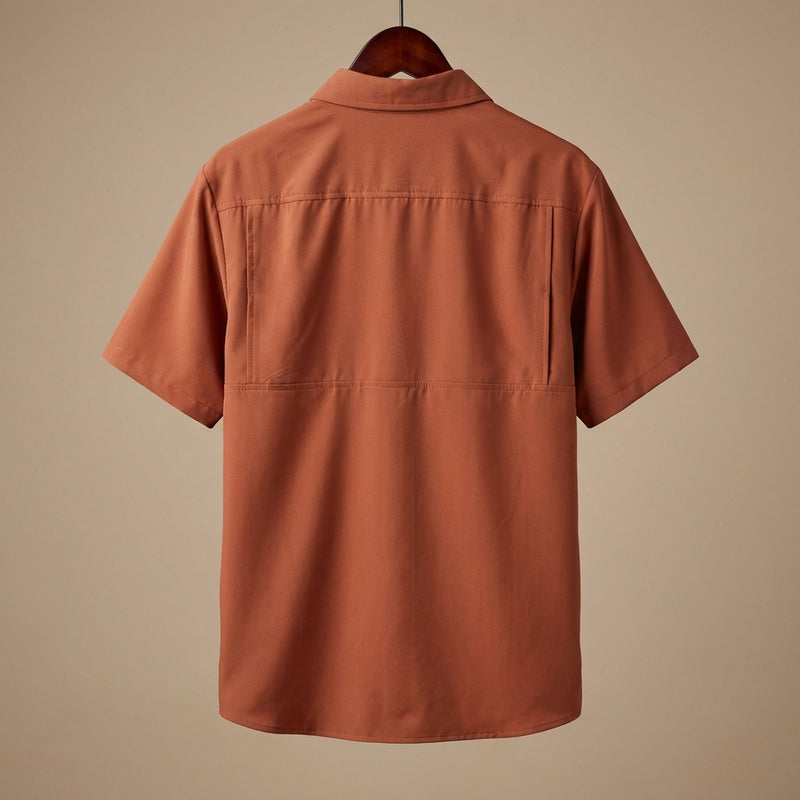 Load image into Gallery viewer, OWS01-5560-211 - Outdoor Nation Men's Baked Clay Everyman Short Sleeve Shirt
