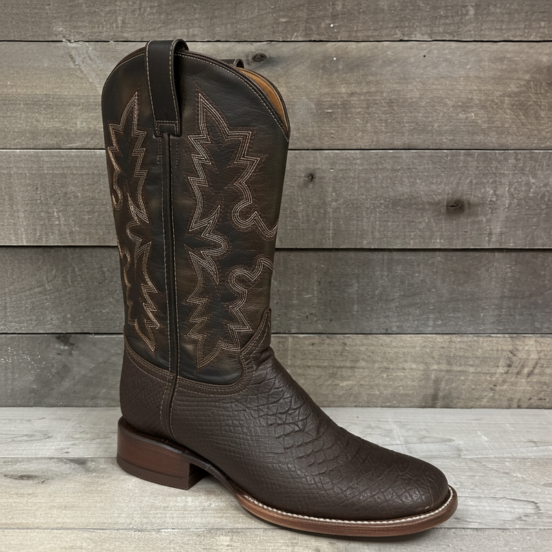 Load image into Gallery viewer, CP5004 - Cowboy Prayer Men&#39;s Chocolate Snake Print Western Boot
