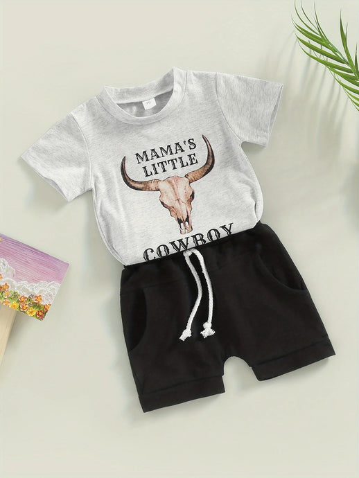 TMCHD55 - Mama's Little Cowboy 2 Piece Set
