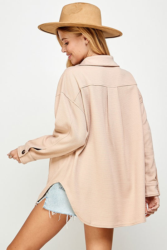 TWT8 - Ladies Taupe Scuba Jacket