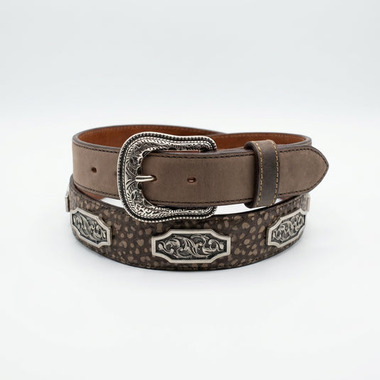 B1005 - RockinLeather Crazy Mocha Cowhide Leather Belt