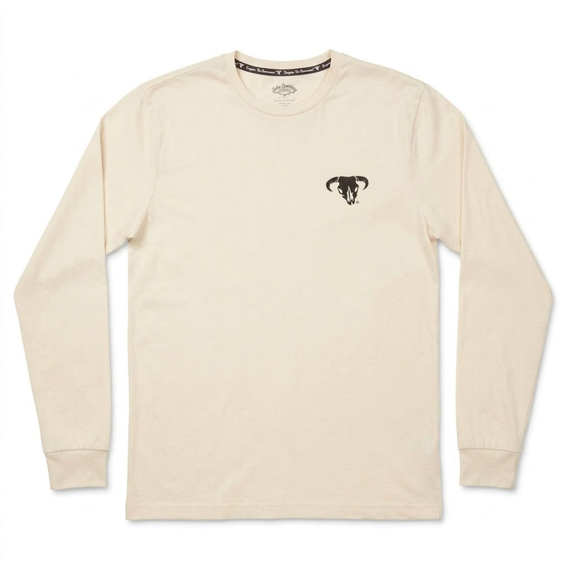 Load image into Gallery viewer, BCT2613TN - Hooey "Bad Company" Tan Long Sleeve Shirt W/Cream &amp; Black Logo
