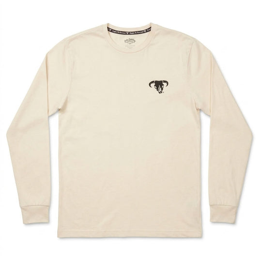 BCT2613TN - Hooey "Bad Company" Tan Long Sleeve Shirt W/Cream & Black Logo