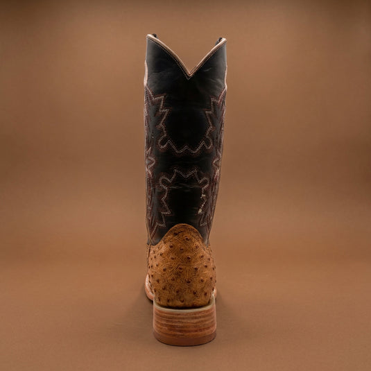 CP5009 - Cowboy Prayer Men's Natural Ostrich Print Western Boot
