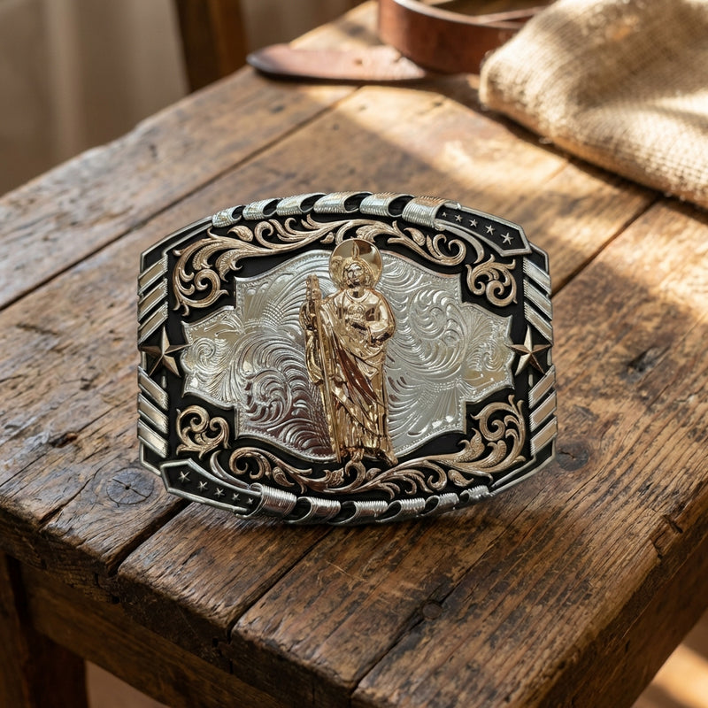 Load image into Gallery viewer, AWW24 - San Judas 3 Tone Buckle

