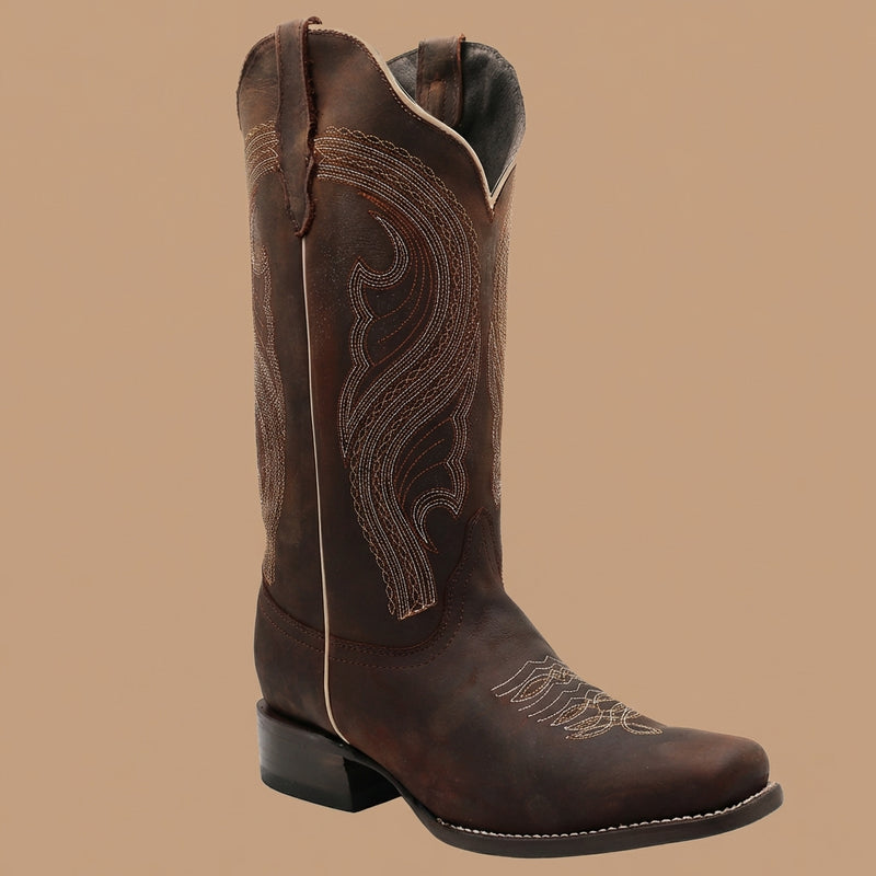 Load image into Gallery viewer, 2806 - RockinLeather Women's Mad Dog Brown Western Boot
