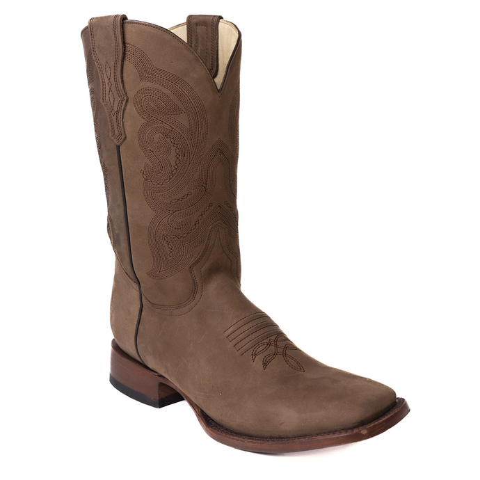 1801 - RockinLeather Men's Crazy Choco Cowhide Western Boot