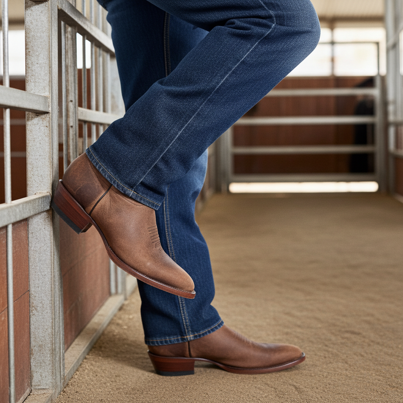 Load image into Gallery viewer, 1802 - RockinLeather Men&#39;s Mad Dog Cowhide Western Boot With Pointed Toe
