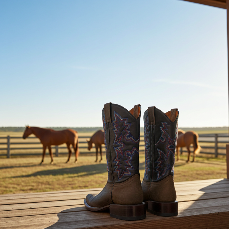 Load image into Gallery viewer, CP5001 - Cowboy Prayer Men&#39;s Oiled Cowhide Western Boot
