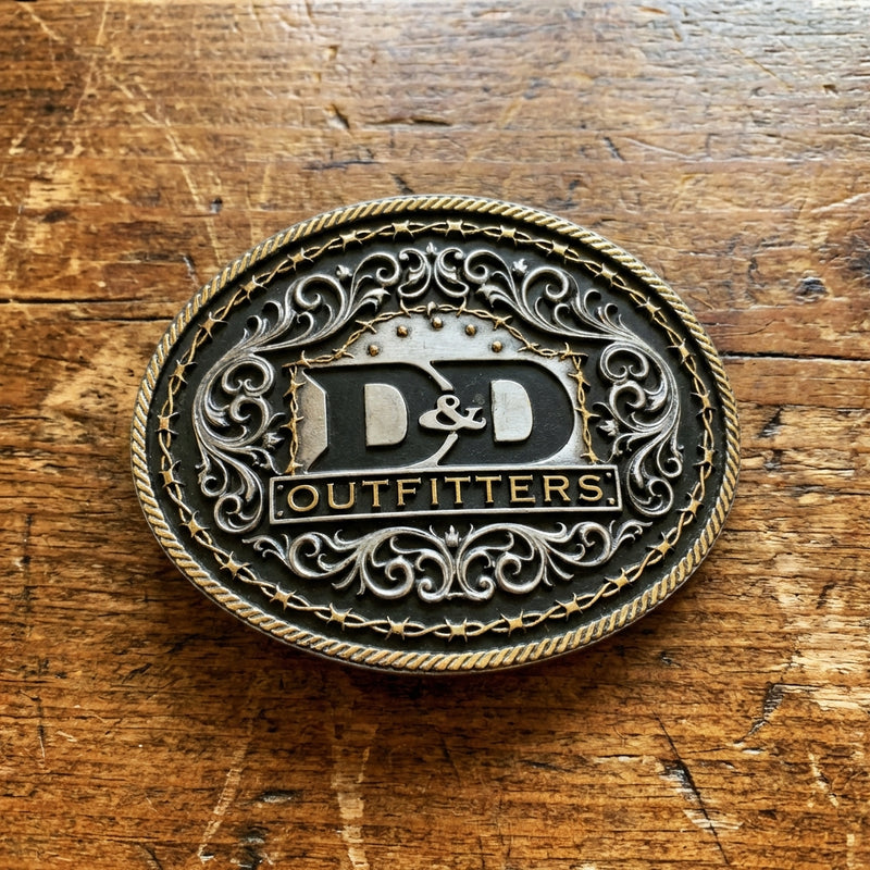 Load image into Gallery viewer, 61317 - Montana Silversmith D&amp;D Outfitters Belt Buckle
