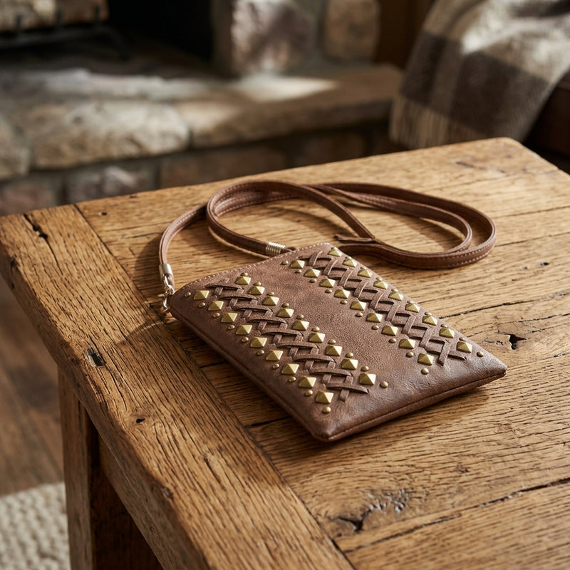 Load image into Gallery viewer, Rainbow Purse 11 - Brown
