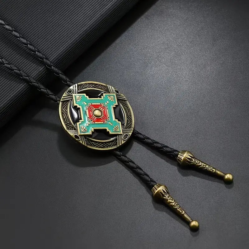 Load image into Gallery viewer, TMBLO12 - Brass Bolo Tie
