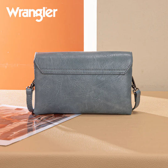 WG320-209JN - Wrangler Vintage-Inspired Crossbody Bag - Jean