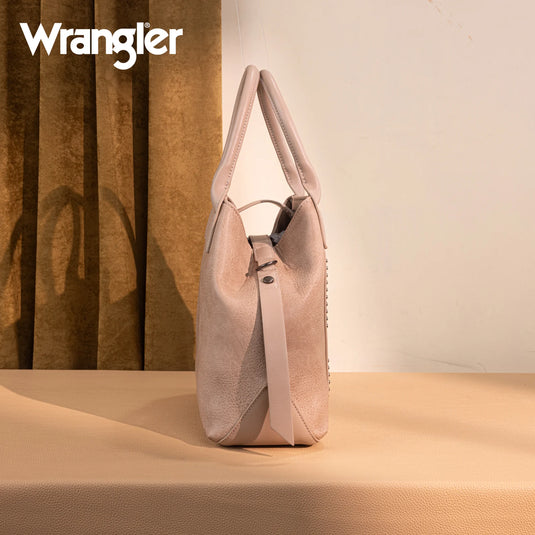 WG199-1824TN - Wrangler Carry-All Aztec Expandable Tote/Crossbody - Tan