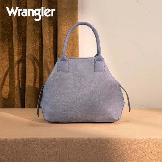 WG199-1824JN - Wrangler Carry-All Aztec Expandable Tote/Crossbody - Jean