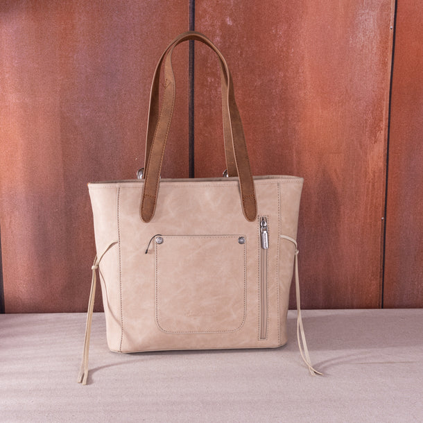 Load image into Gallery viewer, MW1280G-8317TN - Montana West Buckle Collection Concealed Carry Tote
