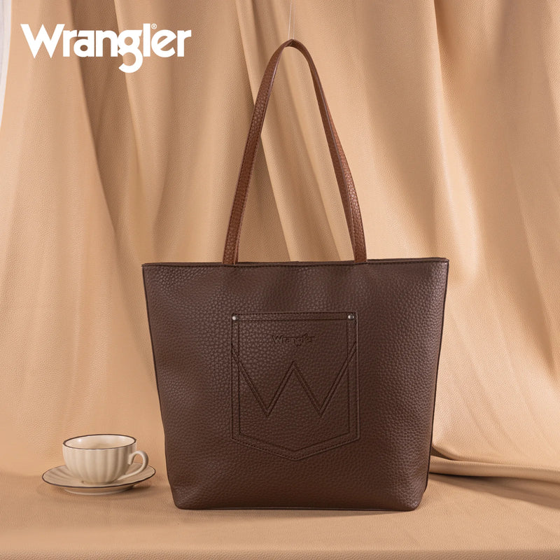 Load image into Gallery viewer, WG247-2002CF - Wrangler Buckle Hobo/Crossbody Bag-Coffee
