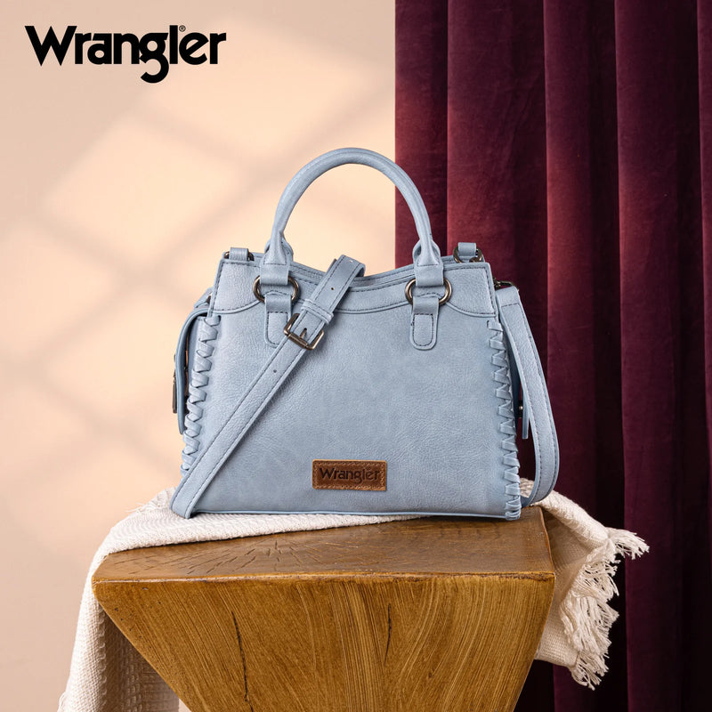 Load image into Gallery viewer, WG183-8300JN - Wrangler Carry-All Whipstitch Tote/Crossbody - Jean
