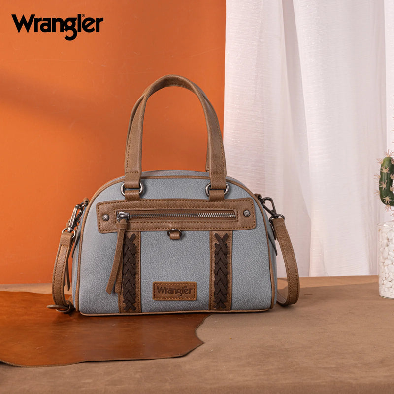 Load image into Gallery viewer, WG185-5112JN - Wrangler Whipstitch Collection Satchel/Crossbody Bag
