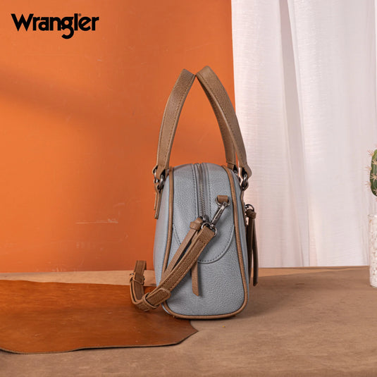 WG185-5112JN - Wrangler Whipstitch Collection Satchel/Crossbody Bag