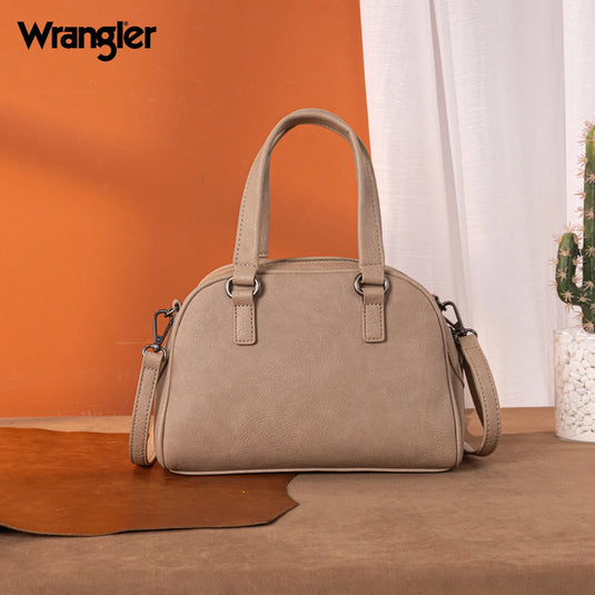 WG185-5112KH - Wrangler Whipstitch Collection Satchel/Crossbody Bag