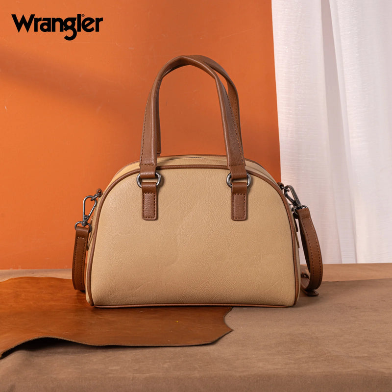 Load image into Gallery viewer, WG185-5112TN - Wrangler Whipstitch Collection Satchel/Crossbody Bag
