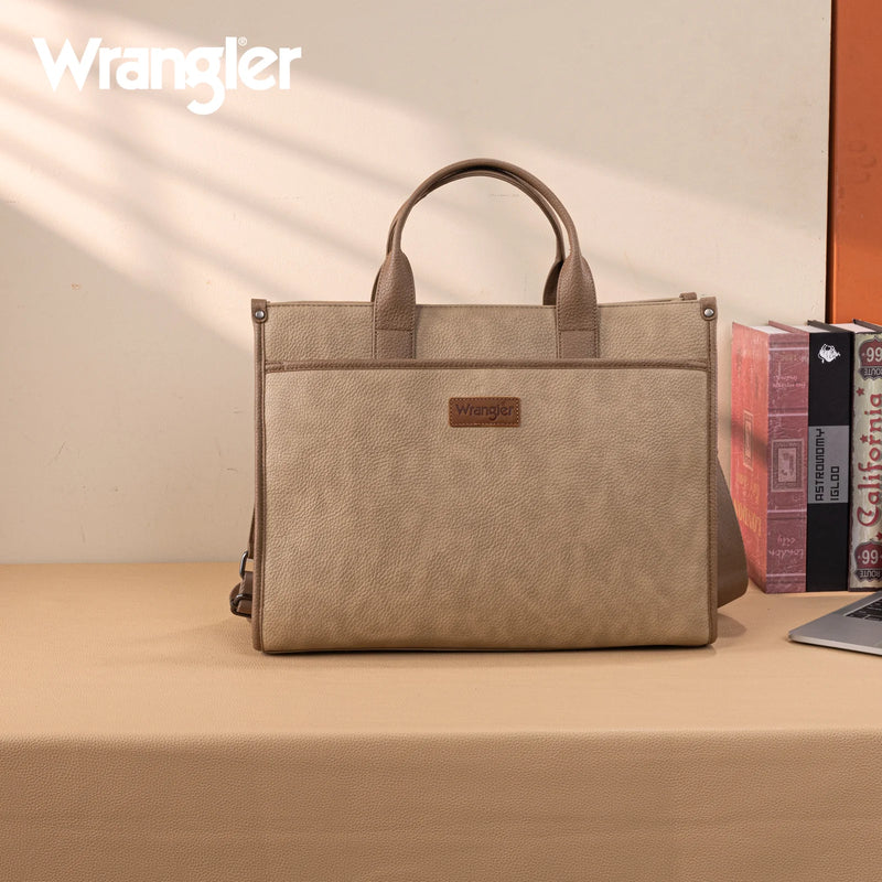 Load image into Gallery viewer, WG288-8119TN - Wrangler Carry-All Large Tote Work Tote /Crossbody - Tan
