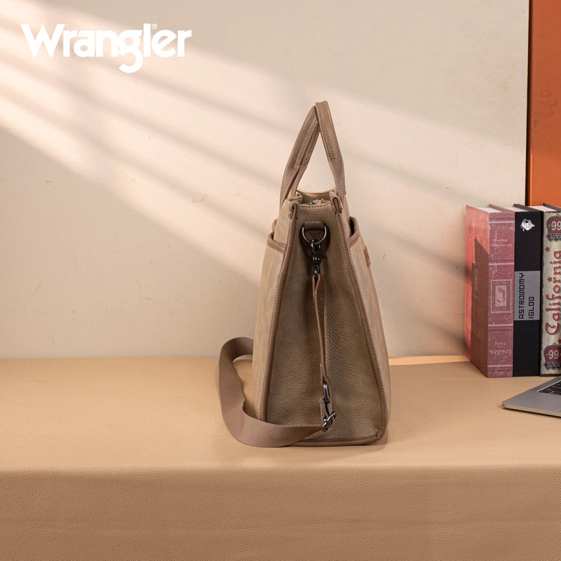 Load image into Gallery viewer, WG288-8119TN - Wrangler Carry-All Large Tote Work Tote /Crossbody - Tan
