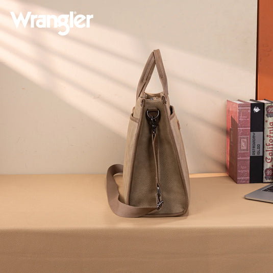 WG288-8119TN - Wrangler Carry-All Large Tote Work Tote /Crossbody - Tan