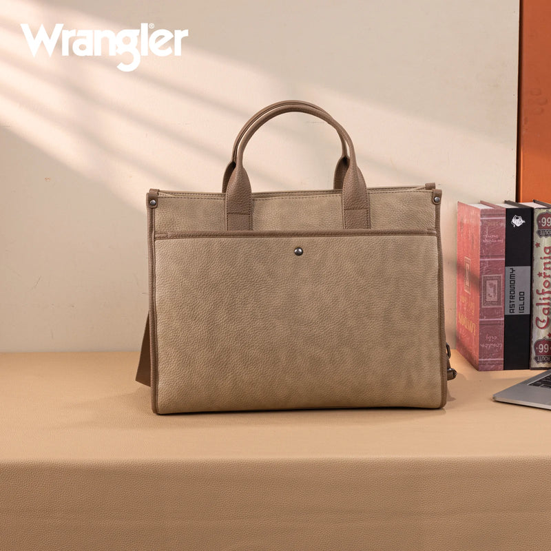 Load image into Gallery viewer, WG288-8119TN - Wrangler Carry-All Large Tote Work Tote /Crossbody - Tan
