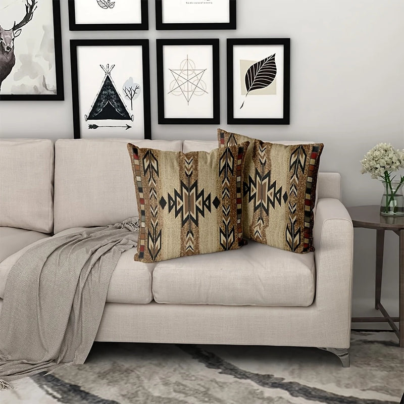 Load image into Gallery viewer, TMPL4 - 2 Piece Southwestern Print Throw Pillows
