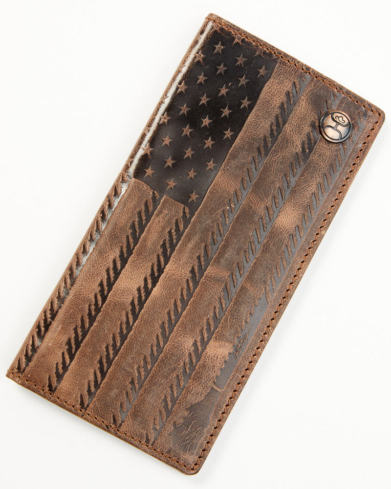 Load image into Gallery viewer, HW028-TN - Hooey Men's Brown Liberty Rope Embossed Rodeo Wallet
