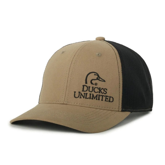 DU73 - Khaki and Black "Ducks Unlimited" Hat