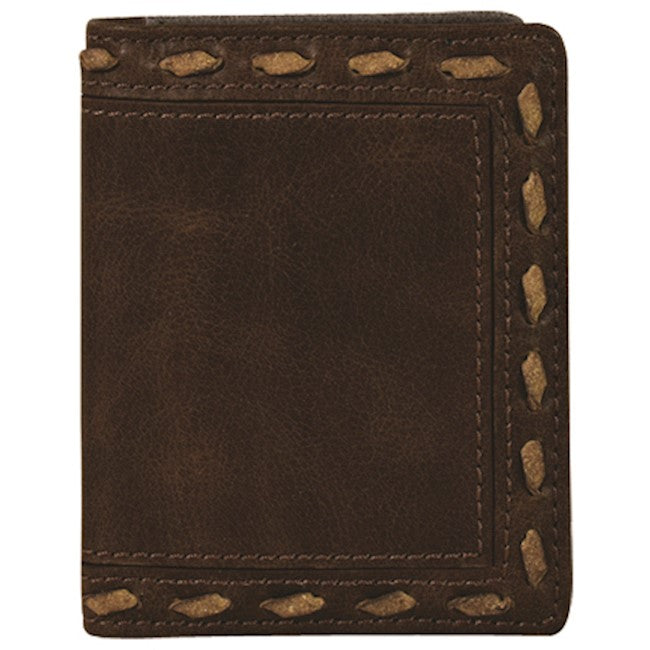 2005766W3 - Justin Men's Front Pocket Card Case Whip Stitch