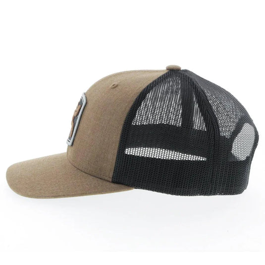 2024T-BRBK - HOOEY  "ZENITH" LIGHT BROWN/BLACK HAT