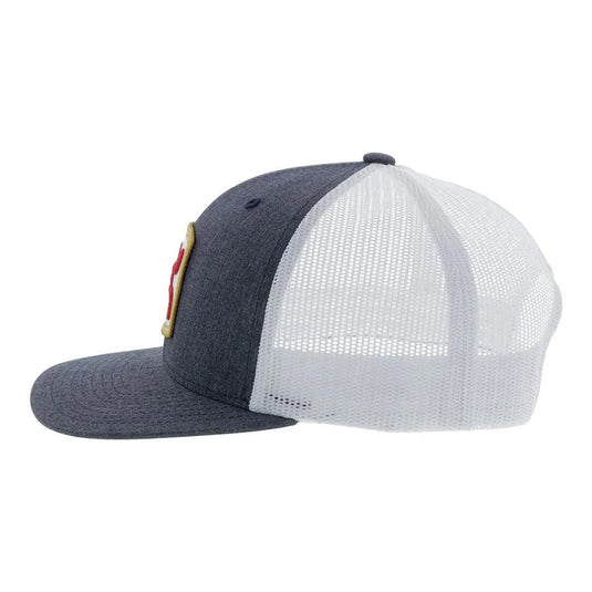 2024T-GYWH - HOOEY  "ZENITH" GREY & WHITE HAT