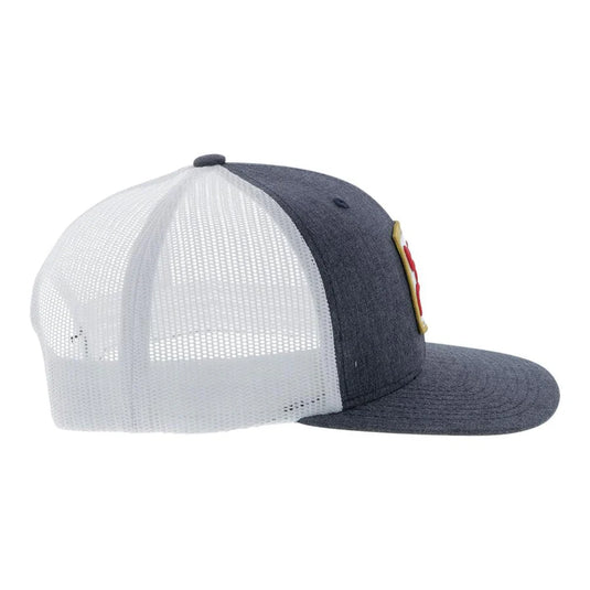 2024T-GYWH - HOOEY  "ZENITH" GREY & WHITE HAT