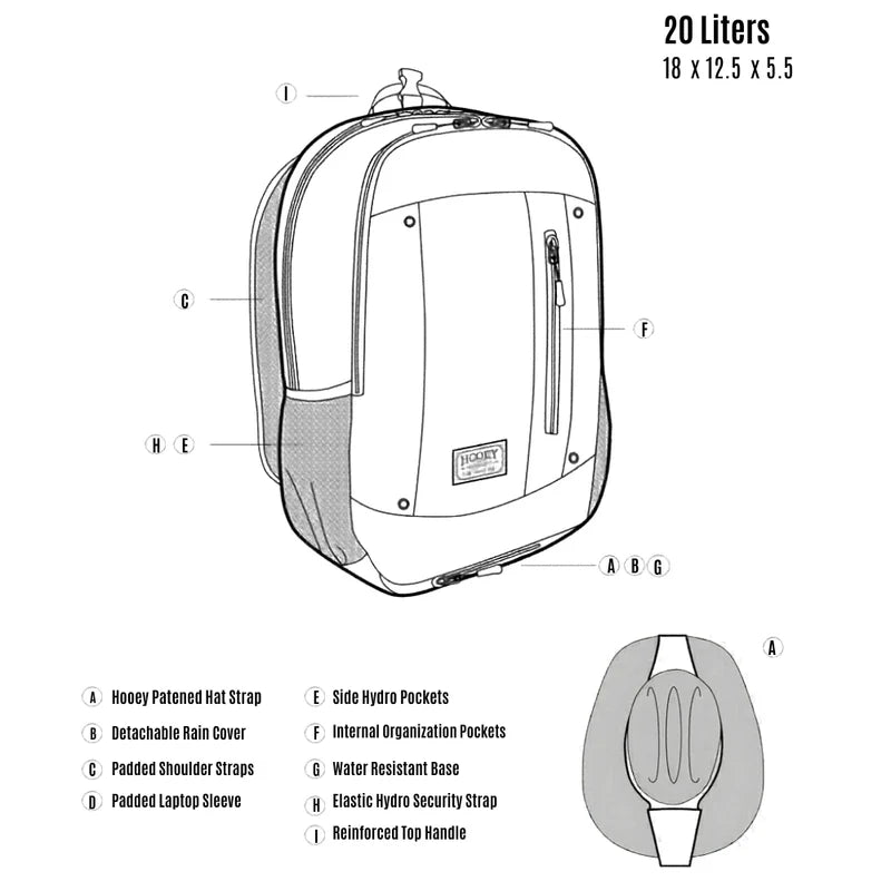Load image into Gallery viewer, BP2601CHAZ - Hooey "Recess" Backpack Charcoal/Aztec
