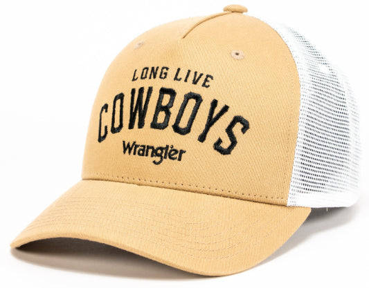 WRNGCBY0003 - Wrangler Trailhead Khaki Structured Mesh Cap