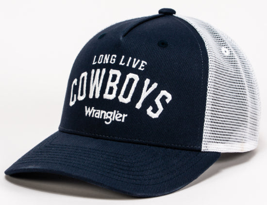 Load image into Gallery viewer, WRNGCBY0001 - Wrangler Trailhead Blue Structured Mesh Cap
