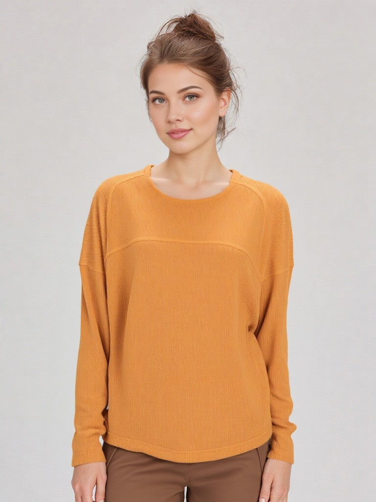 Load image into Gallery viewer, Very 5 - Ladies Oversized Solid Color Comfy Knit Top
