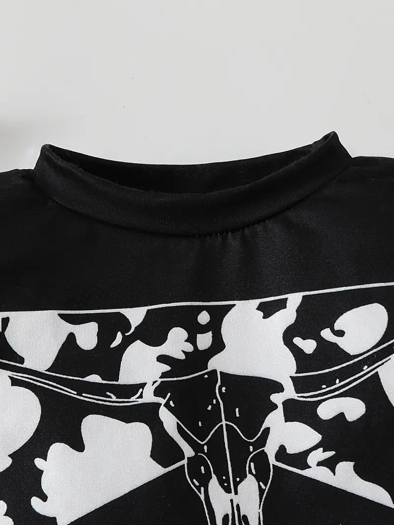 Load image into Gallery viewer, TMCHD14 - Baby Boy&#39;s 2 Piece Steer Head Outfit
