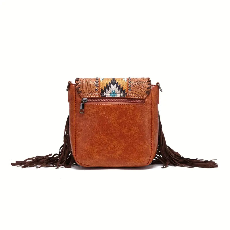 Load image into Gallery viewer, TMPUR2 - Western Faux Leather Crossbody Bag
