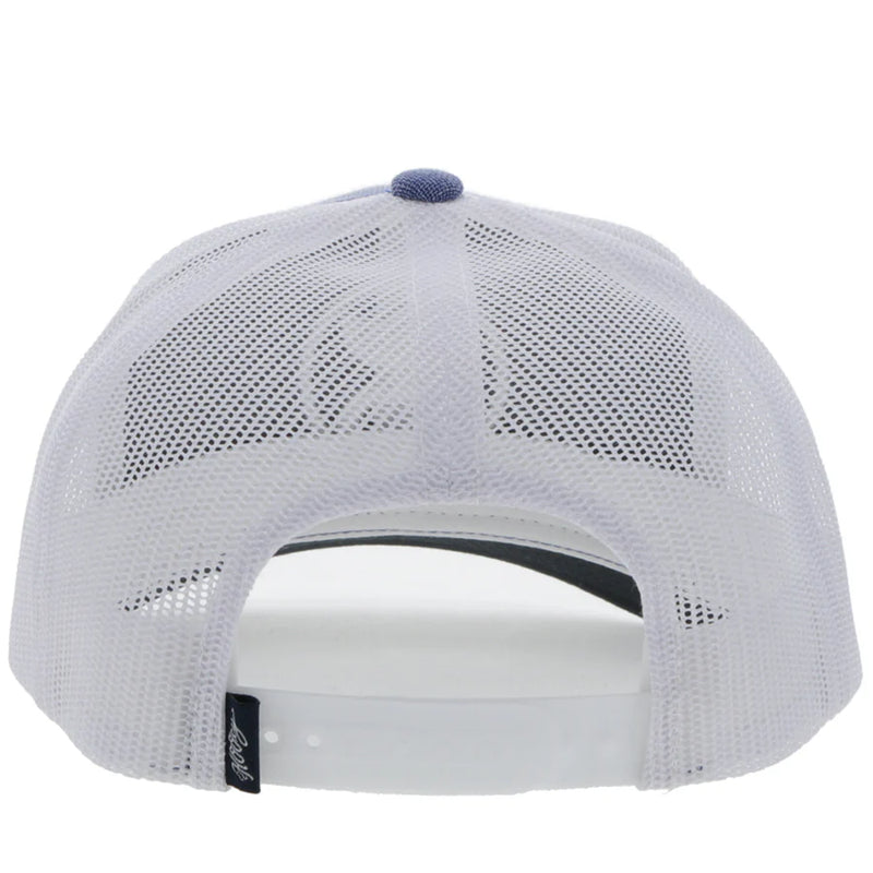 Load image into Gallery viewer, 2109T-BLWH - HOOEY  &quot;O CLASSIC&quot; BLUE/WHITE HAT W/WHITE LOGO
