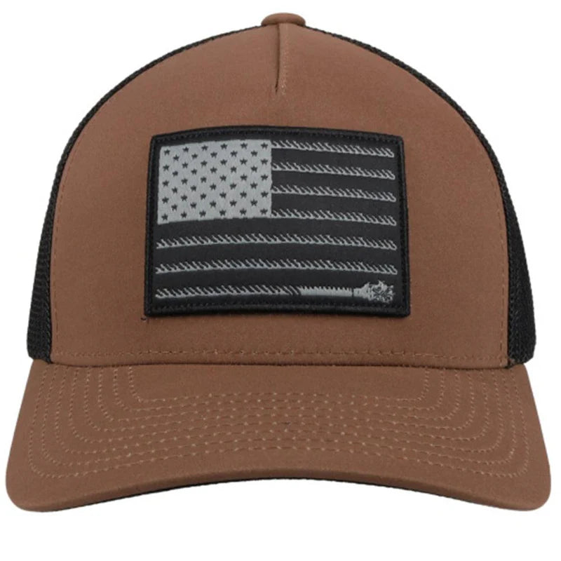 Load image into Gallery viewer, 2110 BRBK - HOOEY  &quot;LIBERTY ROPER&quot; BROWN/BLACK HAT
