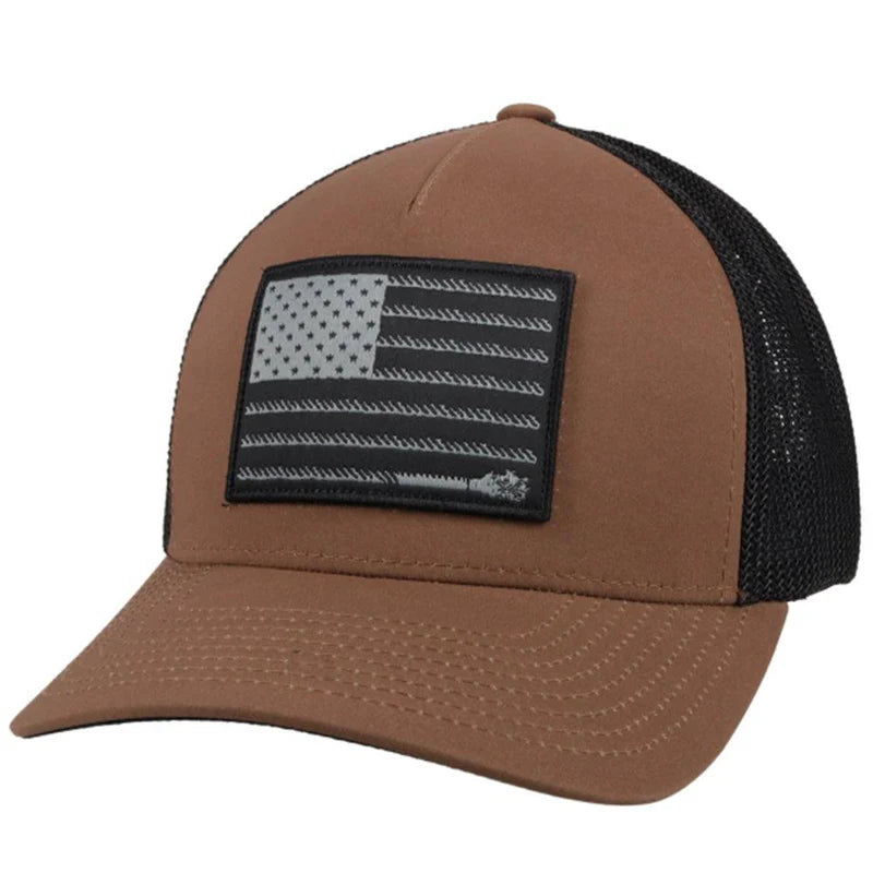 Load image into Gallery viewer, 2110 BRBK - HOOEY  &quot;LIBERTY ROPER&quot; BROWN/BLACK HAT
