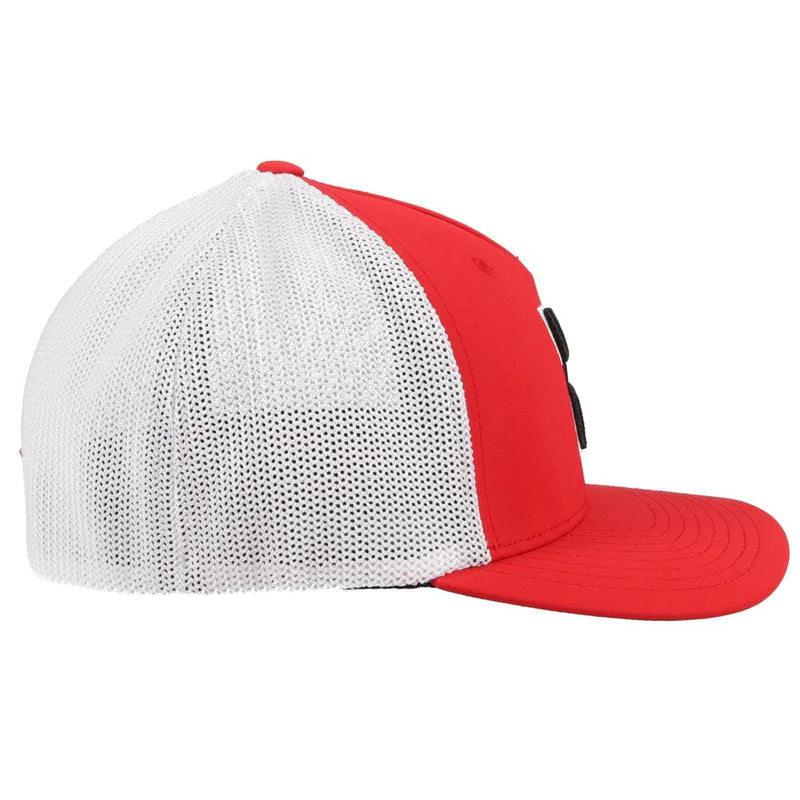 Load image into Gallery viewer, 2112 RDWH - HOOEY  &quot;COACH&quot; RED/WHITE FLEXFIT HAT
