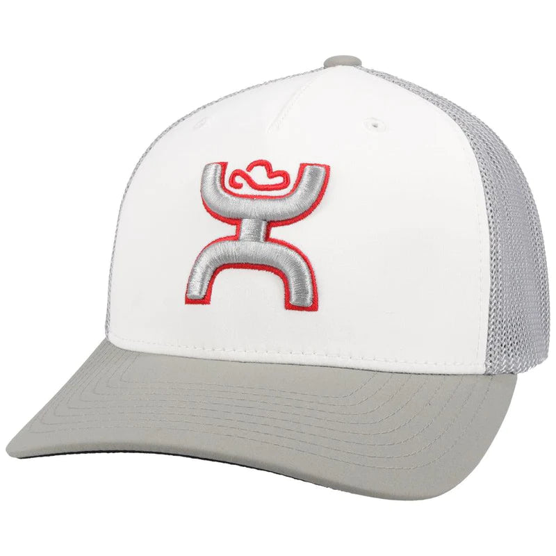 Load image into Gallery viewer, 2112 WHGY - HOOEY  &quot;COACH&quot; WHITE/GREY HAT
