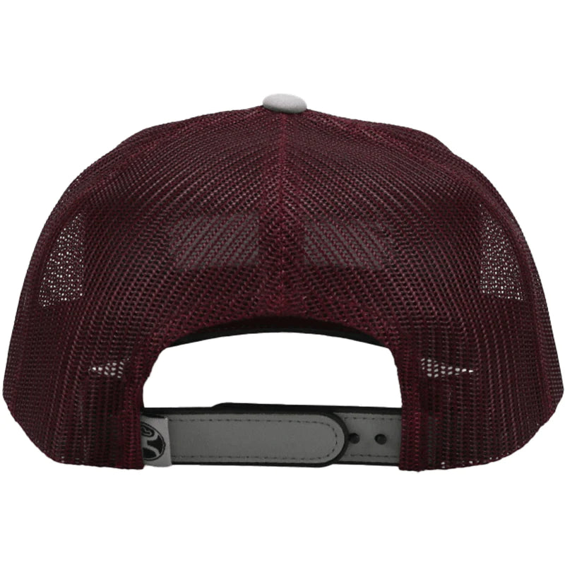 Load image into Gallery viewer, 2113T-GYMA - HOOEY  &quot;LOCK UP&quot; GREY/MAROON HAT
